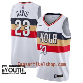 New Orleans Pelicans Trikot Anthony Davis 23 2018-19 Nike Weiß Swingman - Kinder